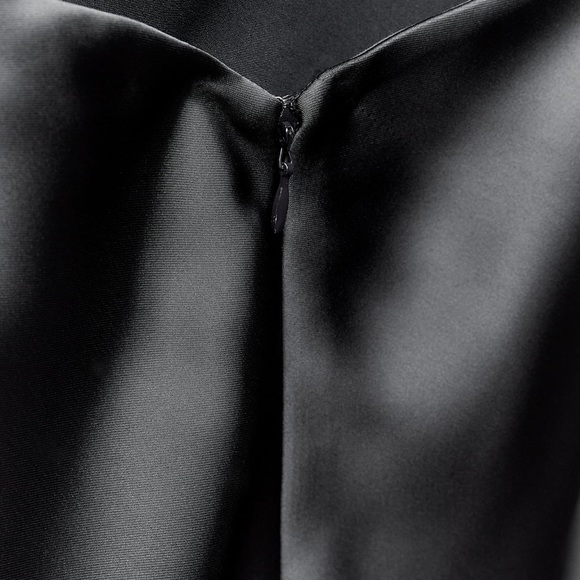 ZARA SATIN EFFECT SLIP DRESS - Picture 9 of 10